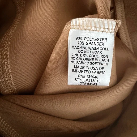 NWT Jude Connally Olivia faux suede camel ankle pants Size XS - Picture 10 of 11